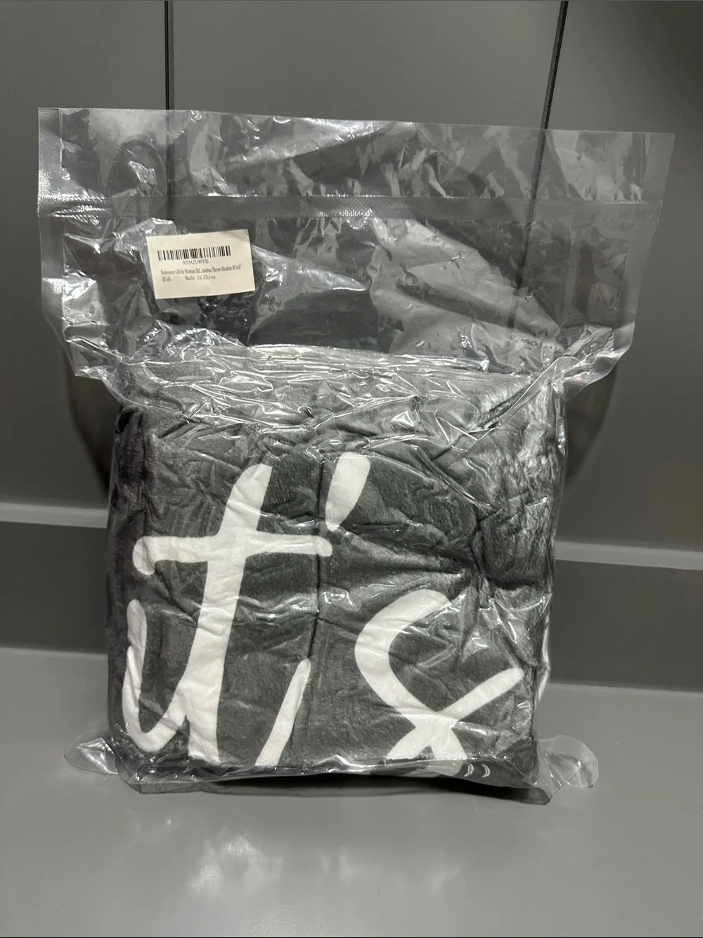 NWT Retirement Throw Blanket - Gray 